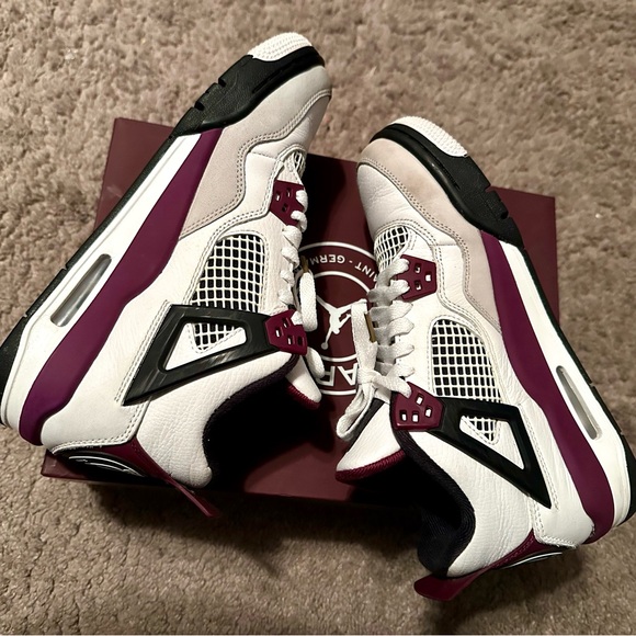 Big kids size 6 Jordan retro 4 PSG - Picture 4 of 5